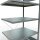 SCHULTE Anbau-Schwerlastregal MULTIplus 250 12985 silber 100,0 x 80,0 x 200,0 cm