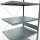 SCHULTE Anbau-Schwerlastregal MULTIplus 250 12987 silber 100,0 x 80,0 x 300,0 cm