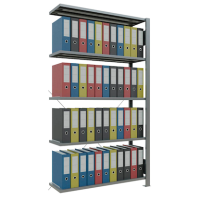 SCHULTE Anbau-Schwerlastregal MULTIplus 150 17722 silber 100,0 x 30,0 x 180,0 cm