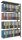 SCHULTE Anbau-Schwerlastregal MULTIplus 150 17722 silber 100,0 x 30,0 x 180,0 cm