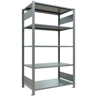 SCHULTE Schwerlastregal MULTIplus 150 17755 silber 100,0 x 60,0 x 180,0 cm
