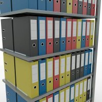 SCHULTE Anbau-Schwerlastregal MULTIplus 150 17770 silber 100,0 x 60,0 x 230,0 cm