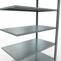 SCHULTE Anbau-Schwerlastregal MULTIplus 150 17770 silber 100,0 x 60,0 x 230,0 cm