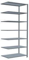 SCHULTE Anbau-Schwerlastregal MULTIplus 150 17770 silber 100,0 x 60,0 x 230,0 cm