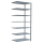SCHULTE Anbau-Schwerlastregal MULTIplus 150 17770 silber 100,0 x 60,0 x 230,0 cm