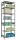 SCHULTE Schwerlastregal MULTIplus 150 12762-LR silber 100,0 x 60,0 x 300,0 cm