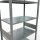 SCHULTE Schwerlastregal MULTIplus 150 12762-LR silber 100,0 x 60,0 x 300,0 cm