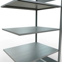 SCHULTE Anbau-Schwerlastregal MULTIplus 150 12785-LR silber 100,0 x 80,0 x 200,0 cm