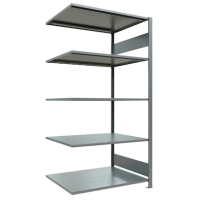 SCHULTE Anbau-Schwerlastregal MULTIplus 150 12785-LR silber 100,0 x 80,0 x 200,0 cm