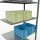 SCHULTE Anbau-Schwerlastregal MULTIplus 150 12767-LR silber 100,0 x 60,0 x 300,0 cm