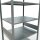 SCHULTE Schwerlastregal MULTIplus 150 12782-LR silber 100,0 x 80,0 x 300,0 cm