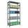 SCHULTE Schwerlastregal MULTIplus 250 12940-LR silber 100,0 x 40,0 x 200,0 cm