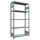 SCHULTE Schwerlastregal MULTIplus 250 12940-LR silber 100,0 x 40,0 x 200,0 cm
