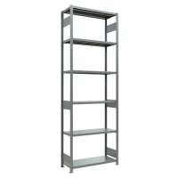 SCHULTE Schwerlastregal MULTIplus 250 12942-LR silber 100,0 x 40,0 x 300,0 cm