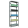 SCHULTE Schwerlastregal MULTIplus 250 12942-LR silber 100,0 x 40,0 x 300,0 cm