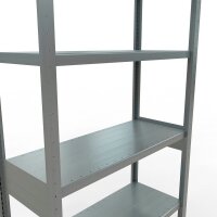 SCHULTE Schwerlastregal MULTIplus 250 12941-LR silber 100,0 x 40,0 x 250,0 cm