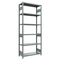 SCHULTE Schwerlastregal MULTIplus 250 12941-LR silber 100,0 x 40,0 x 250,0 cm