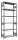 SCHULTE Schwerlastregal MULTIplus 250 12941-LR silber 100,0 x 40,0 x 250,0 cm