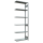 SCHULTE Anbau-Schwerlastregal MULTIplus 250 12947-LR silber 100,0 x 40,0 x 300,0 cm