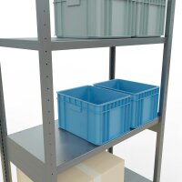 SCHULTE Schwerlastregal MULTIplus 250 12952-LR silber 100,0 x 50,0 x 300,0 cm