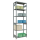 SCHULTE Schwerlastregal MULTIplus 250 12952-LR silber 100,0 x 50,0 x 300,0 cm