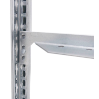 SCHULTE Anbau-Schwerlastregal MULTIplus 250 12965-LR silber 100,0 x 60,0 x 200,0 cm