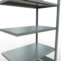 SCHULTE Anbau-Schwerlastregal MULTIplus 250 12965-LR silber 100,0 x 60,0 x 200,0 cm