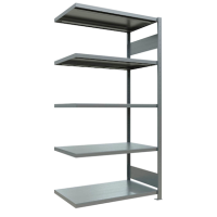 SCHULTE Anbau-Schwerlastregal MULTIplus 250 12965-LR silber 100,0 x 60,0 x 200,0 cm