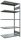 SCHULTE Anbau-Schwerlastregal MULTIplus 250 12965-LR silber 100,0 x 60,0 x 200,0 cm