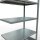 SCHULTE Anbau-Schwerlastregal MULTIplus 250 12965-LR silber 100,0 x 60,0 x 200,0 cm