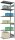 SCHULTE Anbau-Schwerlastregal MULTIplus 250 12967-LR silber 100,0 x 60,0 x 300,0 cm
