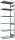 SCHULTE Anbau-Schwerlastregal MULTIplus 250 12967-LR silber 100,0 x 60,0 x 300,0 cm