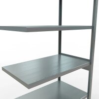 SCHULTE Anbau-Schwerlastregal MULTIplus 250 12966-LR silber 100,0 x 60,0 x 250,0 cm