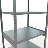 SCHULTE Schwerlastregal MULTIplus 250 12982-LR silber 100,0 x 80,0 x 300,0 cm