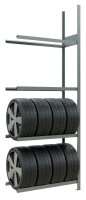 SCHULTE Anbauregal 20985 silber 100,0 x 40,0 x 275,0 cm