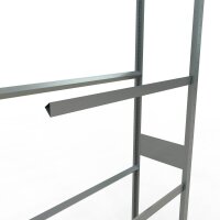 SCHULTE Anbauregal 20985 silber 100,0 x 40,0 x 275,0 cm