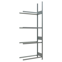 SCHULTE Anbauregal 20985 silber 100,0 x 40,0 x 275,0 cm