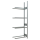 SCHULTE Anbauregal 20985 silber 100,0 x 40,0 x 275,0 cm