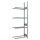 SCHULTE Anbauregal 20985 silber 100,0 x 40,0 x 275,0 cm