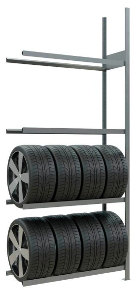 SCHULTE Anbauregal 20990 silber 115,0 x 40,0 x 275,0 cm