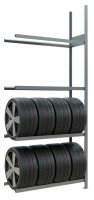 SCHULTE Anbauregal 20990 silber 115,0 x 40,0 x 275,0 cm