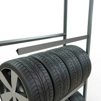 SCHULTE Anbauregal 20990 silber 115,0 x 40,0 x 275,0 cm