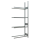 SCHULTE Anbauregal 20990 silber 115,0 x 40,0 x 275,0 cm