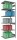 SCHULTE Anbau-Schwerlastregal MULTIplus 250 12987-LR silber 100,0 x 80,0 x 300,0 cm