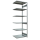 SCHULTE Anbau-Schwerlastregal MULTIplus 250 12987-LR silber 100,0 x 80,0 x 300,0 cm