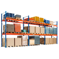 SCHULTE Palettenregal 46800-N orange, blau, silber 844,4...