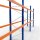 SCHULTE Palettenregal 46800-N orange, blau, silber 844,4 x 110,0 x 300,0 cm