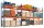 SCHULTE Palettenregal 46802-N orange, blau, silber 844,4 x 110,0 x 500,0 cm