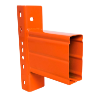 SCHULTE Palettenregal 46801-N orange, blau, silber 844,4 x 110,0 x 400,0 cm