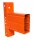 SCHULTE Palettenregal 46801-N orange, blau, silber 844,4 x 110,0 x 400,0 cm